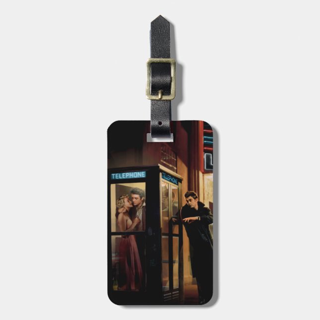 Midnight Matinee Luggage Tag (Front Vertical)