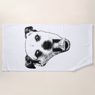 Midnight Mischief Dog Beach Towel