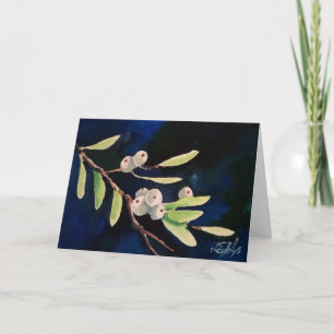 Midnight Mistletoe Card