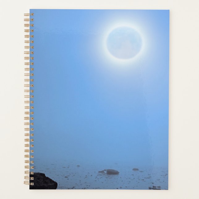 Midnight Moon | Arctic, Svalbard Planner (Front)