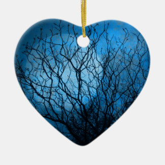 Midnight Moon Ceramic Tree Decoration