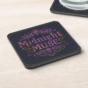 Midnight Muse Gothic Coaster Set Velvet Chaos Co