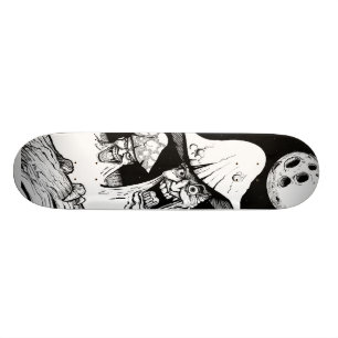 Midnight Mushrooms Skateboard