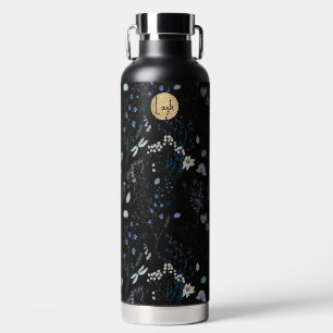 Midnight Mystery Garden Water Bottle