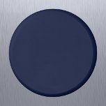 Midnight Navy Blue Solid Color Magnet<br><div class="desc">Midnight Navy Blue Solid Color</div>