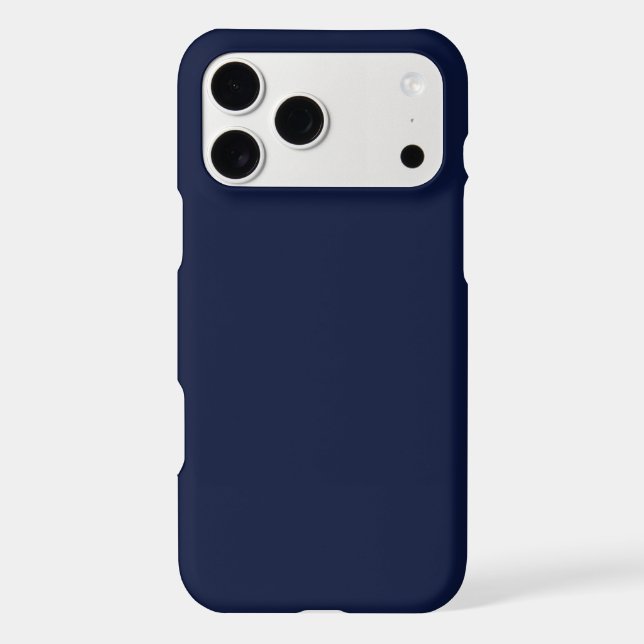 Midnight Navy Blue Solid Colour (Back)