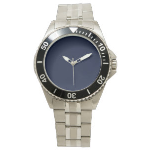 Midnight Navy Blue Solid Colour Watch