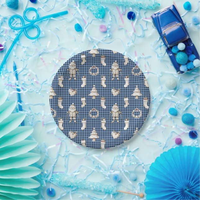 Midnight Nordic Noël! Paper Plate (Party)
