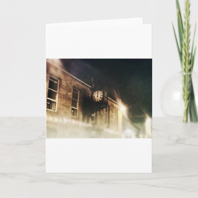 Midnight on Hogmanay Holiday Card (Front)