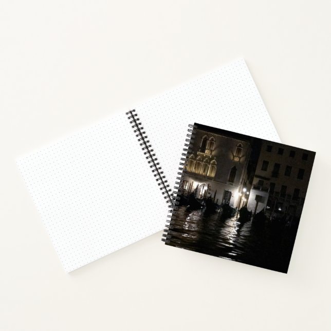 Midnight on The Grand Canal Bullet Journal (Inside)