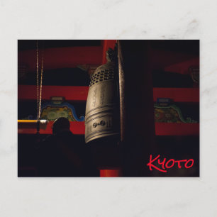 Midnight on the New Year in Kyoto Holiday Postcard