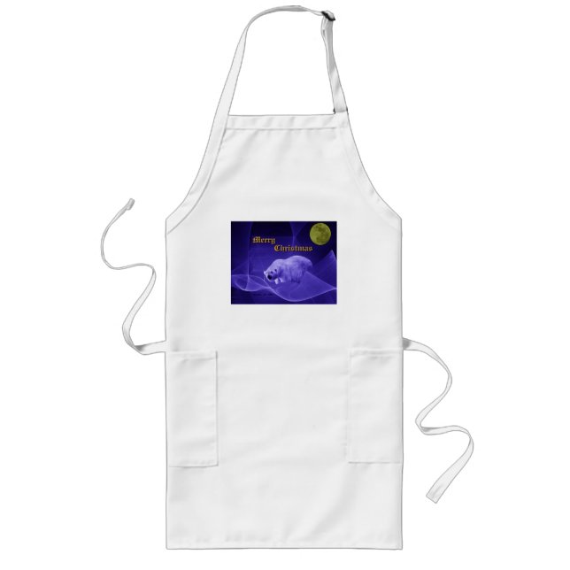 Midnight On The Tundra Long Apron (Front)