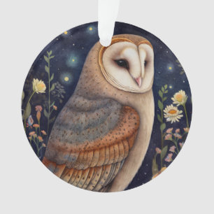 Midnight Owl Acrylic Ornament
