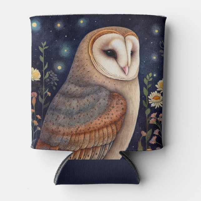 Midnight Owl Can Cooler (Front)
