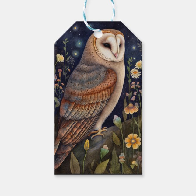 Midnight Owl Gift Tag (Front)