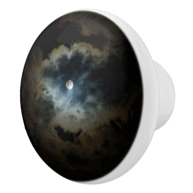 midnight pearl ceramic knob (Right)