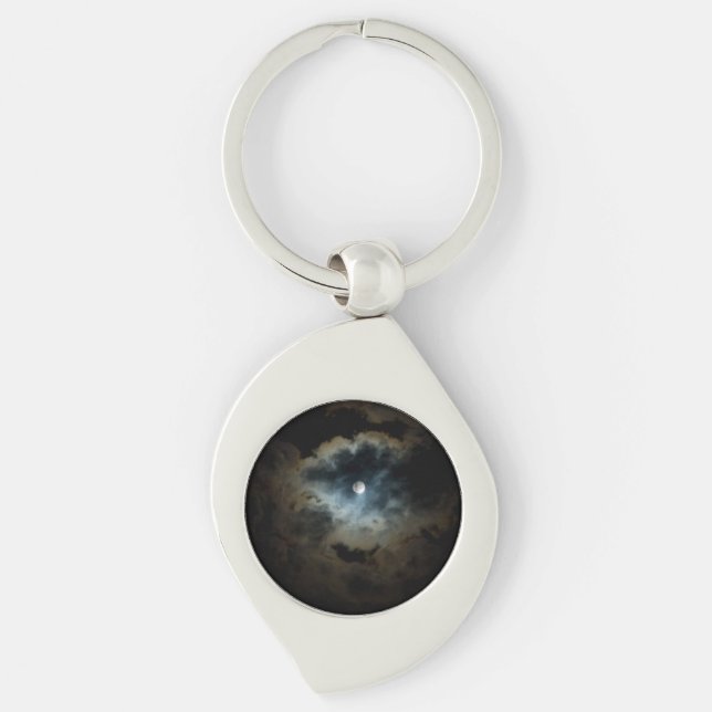 midnight pearl key ring (Front)