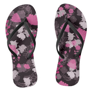 Midnight Petals Jandals