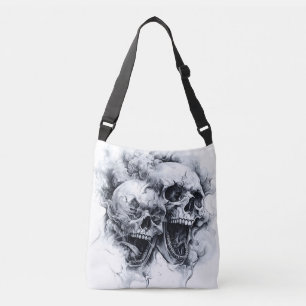 Midnight Phantom Skull Crossbody Bag