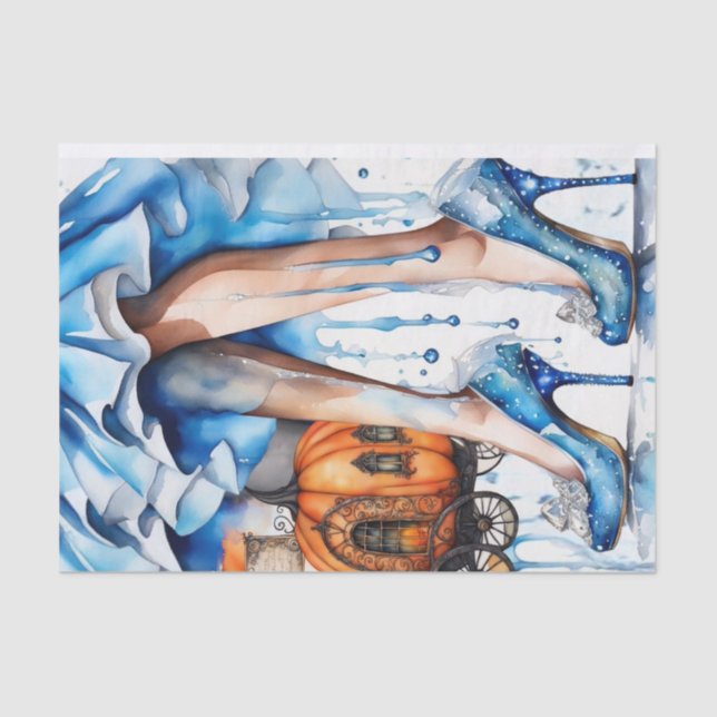 Midnight Princess Decoupage Paper  (Front)