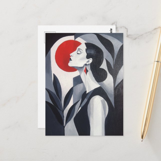 Midnight Radiance  Postcard (Front/Back In Situ)