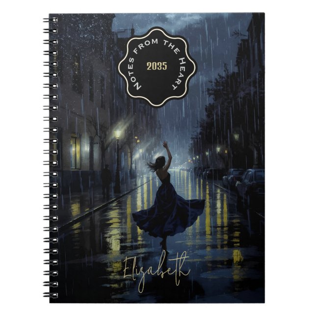 Midnight Rain Dance   Notebook (Front)