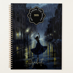 Midnight Rain Dance Notebook Planner