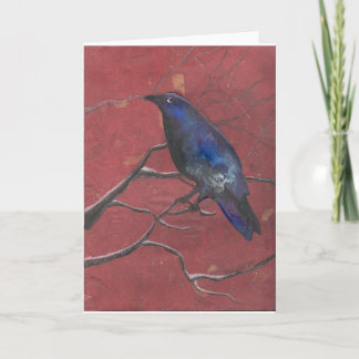 Midnight Raven Holiday Card
