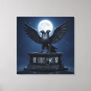 Midnight Rite at the Illyrian Altar Canvas Print