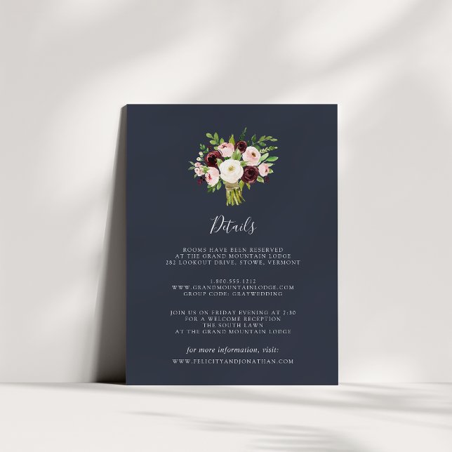 Midnight Romance Guest Information Card (Creator Uploaded)
