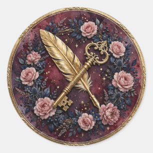 Midnight Romance Wax Seal Stickers