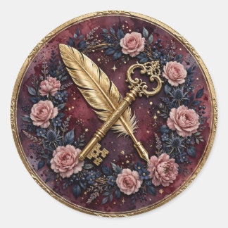 Midnight Romance Wax Seal Stickers