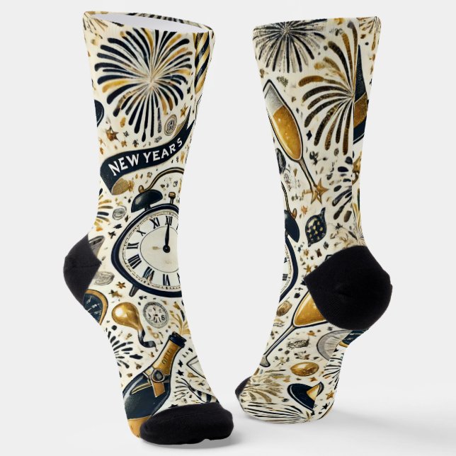 Midnight’s Promise Socks (Angled)