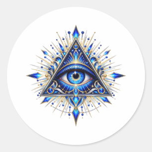 Midnight Sapphire Eye Sticker