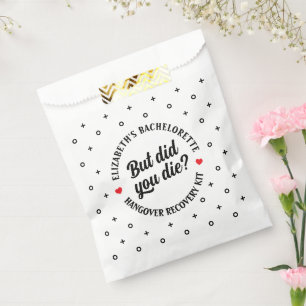 Midnight Snack Elegant Wedding Favour Bag