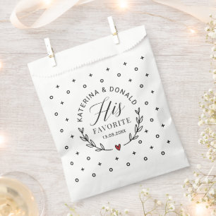 Midnight Snack Elegant Wedding Favour Bag