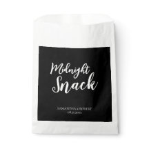 Midnight Snack Wedding Favor Bag