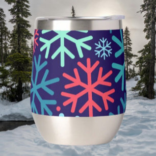 Midnight Snowfall Stemless Wine Tumbler