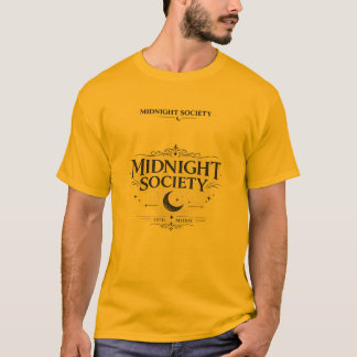 Midnight Society T-Shirt Vintage Gothic Moon Tee
