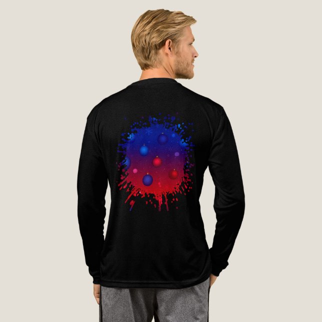 Midnight Spark and Tinsel Glow Tri-Blend Shirt (Full Back)