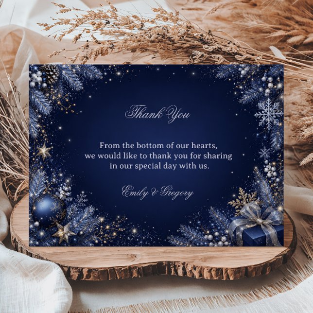Midnight Sparkle Framed Thank You Card (Creator Uploaded)