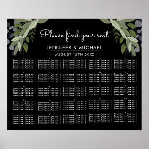 Midnight Sprigs - Alphabetical Seating Chart