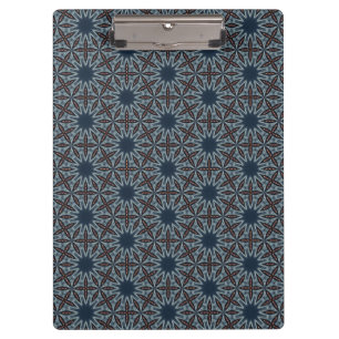 Midnight Starburst Lattice Clipboard