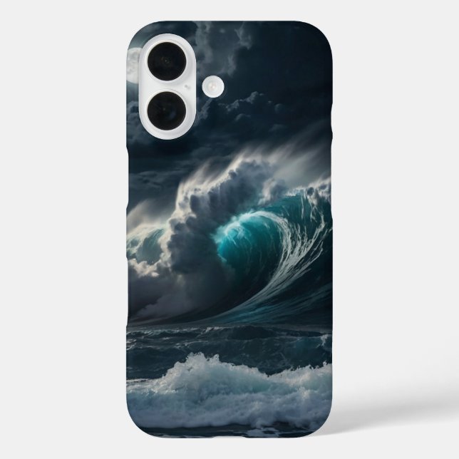 Midnight Storm Surf Case-Mate iPhone Case (Back)