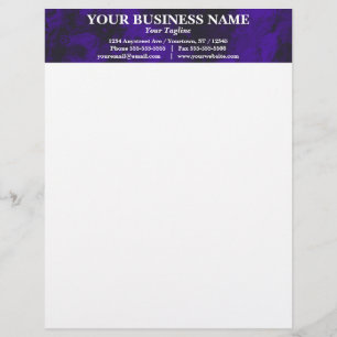 Midnight Streaks Banner Custom Letterhead