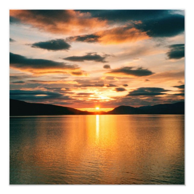 Midnight Sun, northern Norway Photo Print (Front)