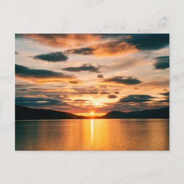 Midnight Sun, northern Norway Postcard (Front)