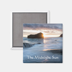 Midnight Sun Norway Magnet