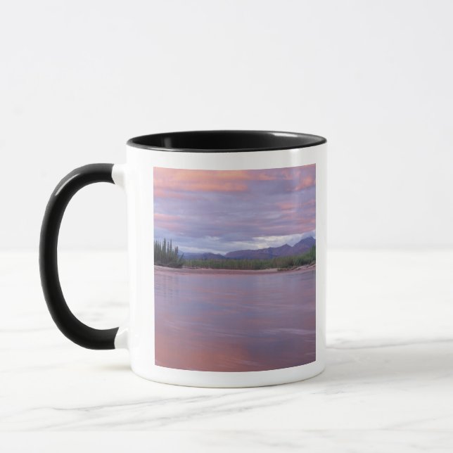 midnight sun over the MacKenzie River, off the Mug (Left)