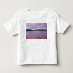 midnight sun over the MacKenzie River, off the Toddler T-Shirt